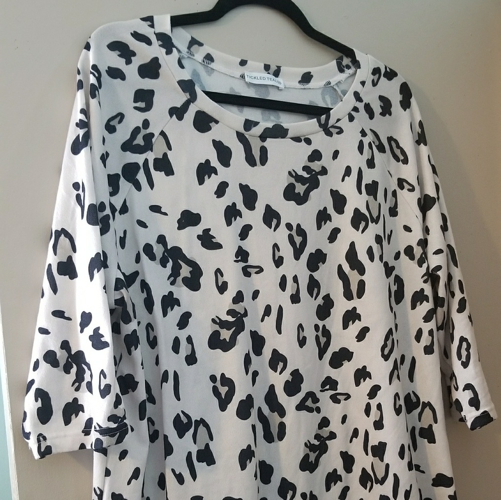 Leopard print tunic